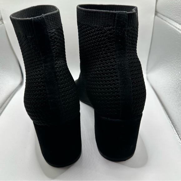 Eileen Fisher sz8.5 Croft open toe Mesh Knit Black Sandal Shoes Summer Elegant - Picture 8 of 15